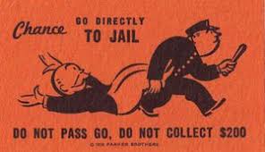 Go Directly to Jail Monopoly Card Image